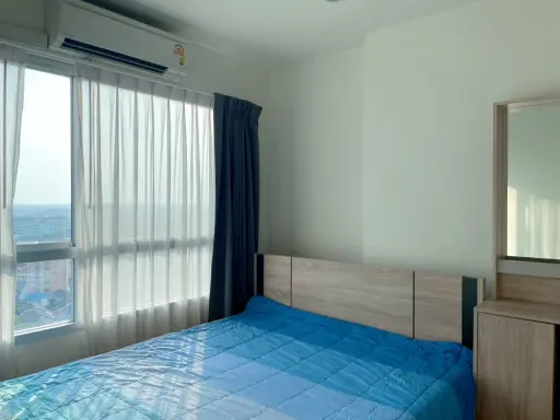 For rent, Lumpini Ville Nakhon In - River View, fully furnished. Just carry the bag and move in. Hurry up and book now.
