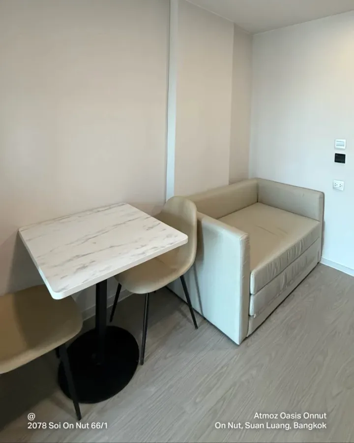 ให้เช่า Atmoz Oasis Onnut แบบ Fully furnished พร้อมเข้าอยู่!