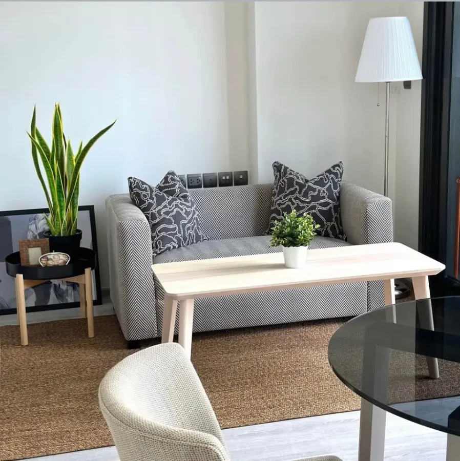For rent!! Condo The Line Sukhumvit 101, 30th floor, super CHIC condo, LOFT style, high ceiling, beautifully decorated, hurry and book now!!