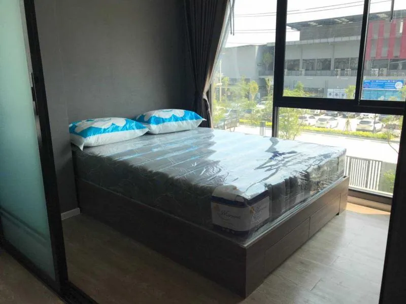 ให้เช่า Kave town space ม.กรุงเทพ รังสิต ตึก B ชั้น 3 ห้องมุม 1 bed Exclusive วิวนอก 