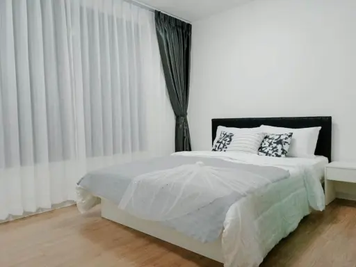 ปล่อยเช่า ไอคอนโด ศาลายา เฟส 2 ห้องตกแต่งโทนสีขาวสบายตา ราคาสบายใจ สนใจจองให้ไวเลย images
