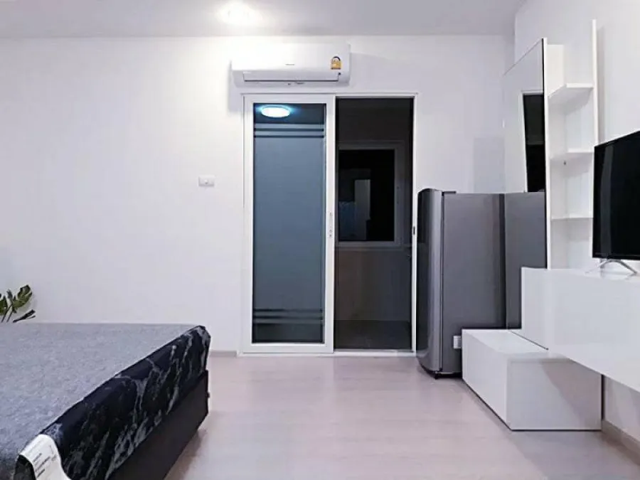 ให้เช่า ​Happy Condo​ รัชดา​ 18 ชั้น 5 พร้อมเฟอร์นิเจอร์และเครื่องใช้ไฟฟ้าครบครัน จองเลย
