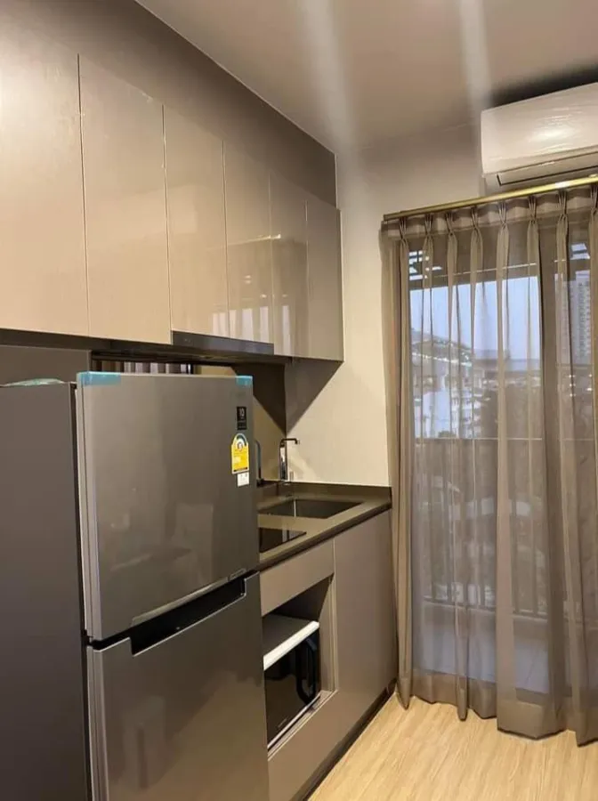Condo for rent: The Privacy Tha Phra Interchange Modern style room, built-in furniture, 5th floor, good price, book now.