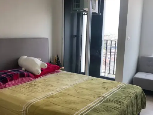 Condo for rent, Chapter One Eco Ratchada-Huai Khwang, ready to move in, 11th floor, high floor with great view, amazing price. Book now, don't miss ou