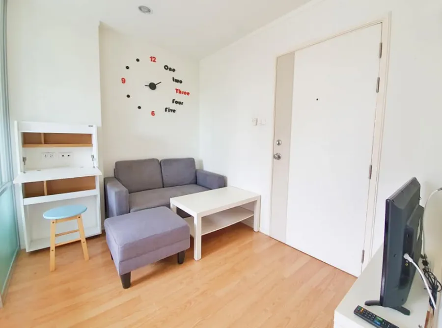 Condo for rent, Lumpini Ville Sukhumvit 77, beautiful room, ready to move in, complete form, near BTS, don't miss it!