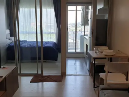 For Rent นิช ไอดี ปากเกร็ด สเตชั่น ชั้น 8 วิวสระว่ายน้ำแจ่มๆ เครื่องใช้ไฟฟ้าครบชุด สนใจรีบจับจองเลย