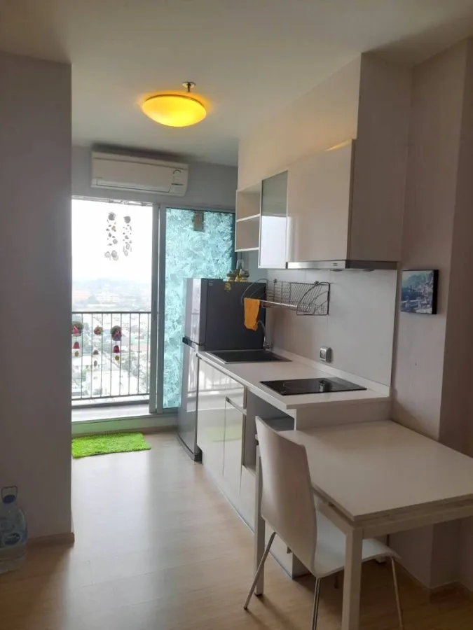 Condo for rent, Fuse Sense Bang Khae, nice room, soft white tone, fully furnished, 16th floor, good price, hurry to book