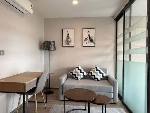 For rent Salaya One Residence, 8th floor, proportionate room with complete facilities. You must not miss it.