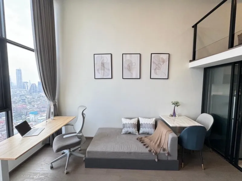 For sale rent Condo Park Origin Chula Samyan Duplex ตกแต่งน่าอยู่ วิวสวยสุดๆ จองเลยจ้า พลาดไม่ได้