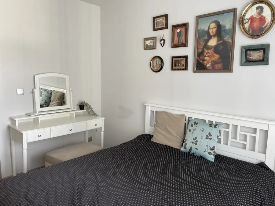 For rent Life Asoke-Rama 9, the most beautiful room, fully furnished, new interior, very good view, whoever stays is guaranteed to be satisfied