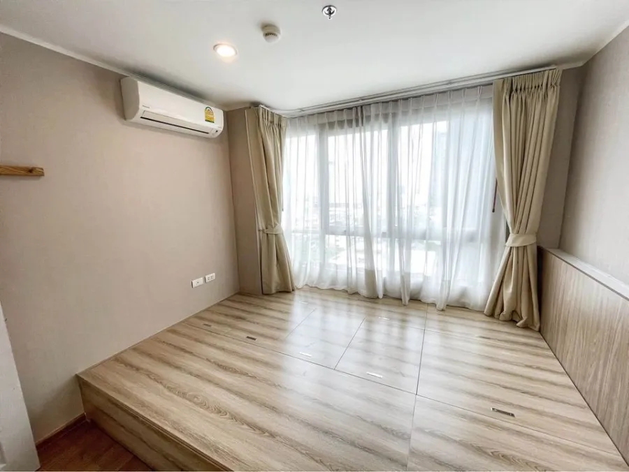 Condo U Delight @ Talat Phlu Station, bed with storage compartment Decorate wallpaper, quiet, reserve quickly.
