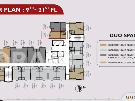 ขายดาวน์ Origin Place Phetkasem ตำแหน่งสวย ห้องเพดานสูง 4.2 เมตร โปร่งสบายเหมือนอยู่บ้าน ตึกนี้เป็นส่วนตัว เงียบสงบ images
