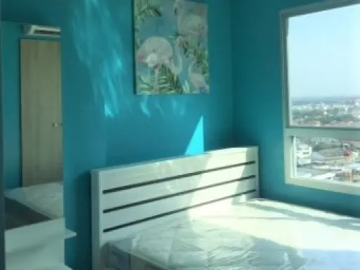 For rent, Lumpini Park Phetkasem 98, size 26 sq.m., 14th floor, room separated by a garden, only 6,700/month, hurry up