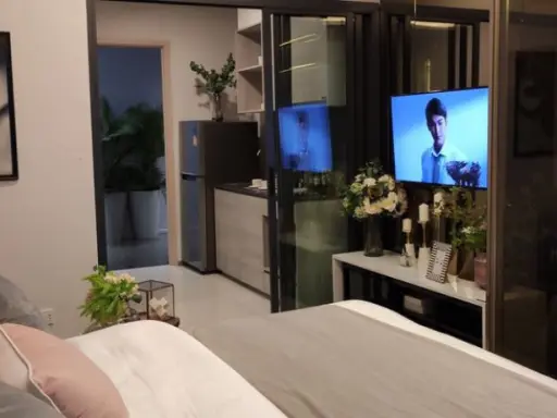 ขายดาวน์ คอนโด เดอะทรี พัฒนาการ - เอกมัย 2 ห้องนอน ชั้น 24 ห้องมุม วิวสวย รีบมาเป็นเจ้าของด่วน! images