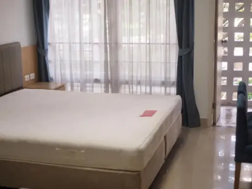 Very bang, white room, super clean with I-House Laguna Garden RCA Condo, ready to rent.