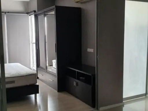 For rent, Aspire Sukhumvit 48, 27th floor, unblocked city view, wide balcony view, with washing machine. Like this need reservation