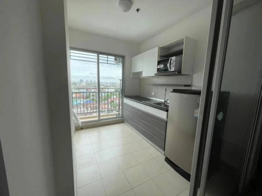 Condo for sale Supalai Vista, Tiwanon Intersection, wide room, 12th floor, city view, will buy it myself Or it's worth investing. Book now.