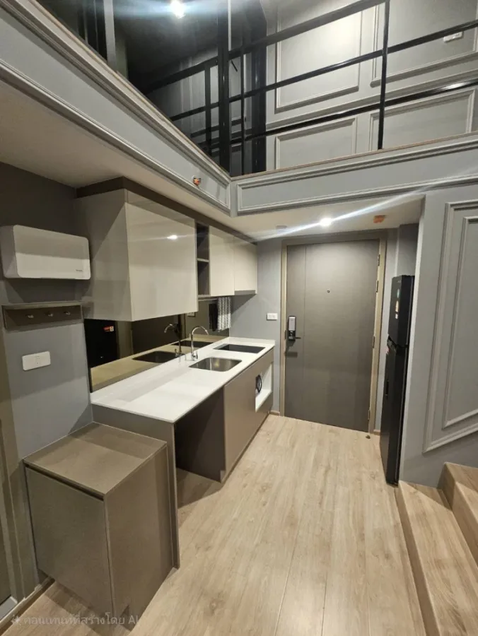 For rent: IDEO RAMA 9–ASOKE, high ceiling, airy, spacious, lots of usable space, comes with complete amenities. Don't miss it!