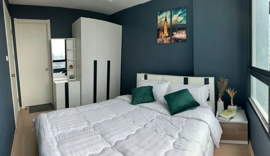 ให้เช่า คอนโด Artemis สุขุมวิท 77 Fully furnished ห้องตกแต่งอย่างดี เตียงนอนนอนสบายสุดๆ จองเลย