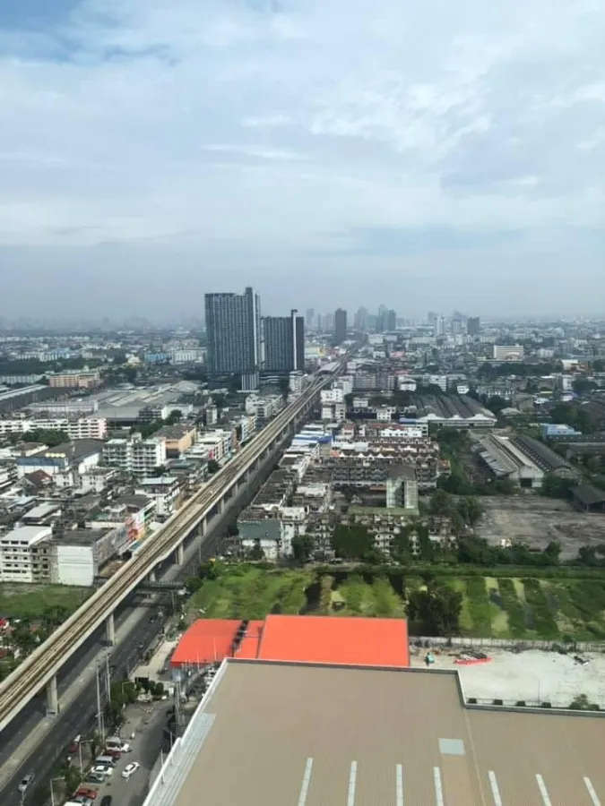 For sale, Ideo Sukhumvit 115, high floor, beautiful view, fully furnished. tangible price Book and you won't be disappointed.