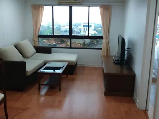 For rent!! Condo Lumpini Ville Sukhumvit 77, 12th floor (corner room), newly decorated, fully furnished, ready to move in!!
