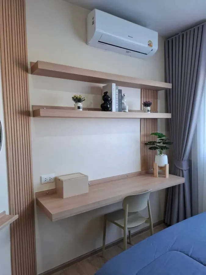 For sale or rent: Sena Kit Bangna - Km.29, beautiful room, wallpapered throughout the room, with amenities. Come and reserve now!