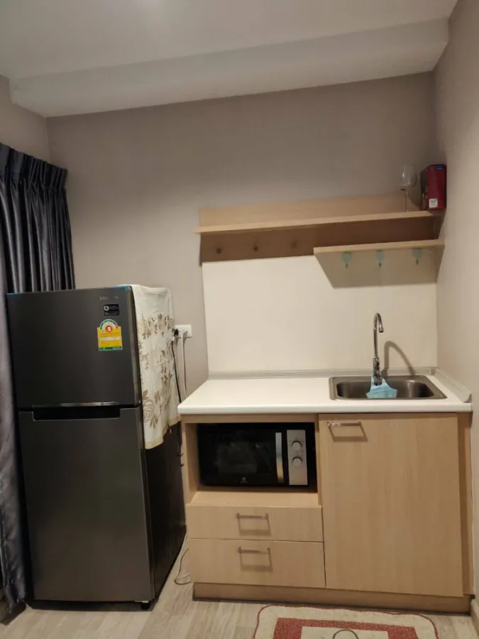 For rent Plum Condo Chokchai 4 เฟอร์ครบทุกอย่าง ลากกระเป๋าเสื้อผ้ามาพร้อมอยู่ได้เลย ด่วนๆเลย