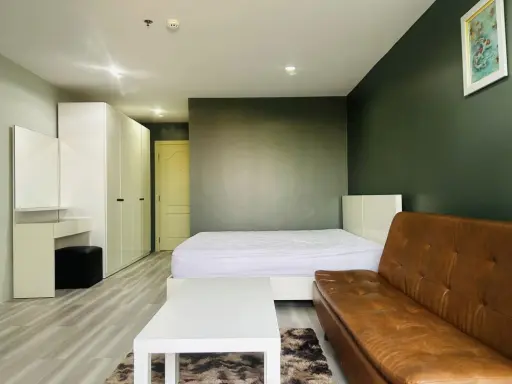 For rent, Regent Home 12, Ladprao 41, 8th floor, city view, separate deluxe room. Good like this, book now.
