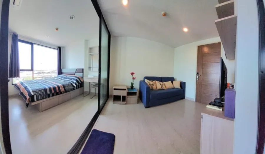 Condo for sale, Niche Mono Sukhumvit 50, separated room. Ready to move in, fully furnished, just drag your bags.