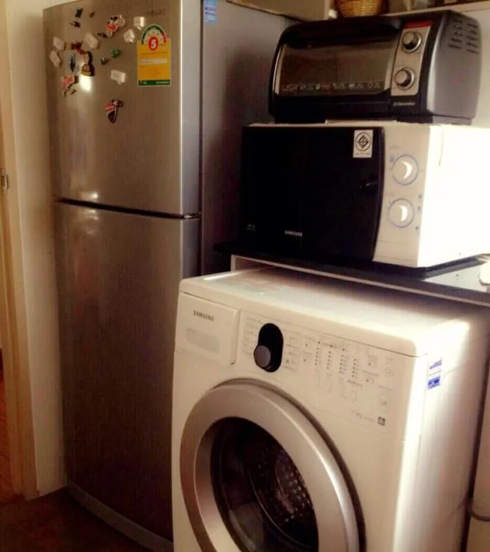 Condo for sale, My Resort Bangkok, ready to move in. Furnished and electrical appliances are complete, very worthwhile. Hurry up.