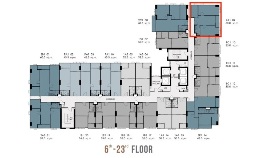 ขายดาวน์ Supalai Loft Phasi Charoen Station ชั้น 20 วิวดีมาก ห้องริม หัวมุม วิวเมือง วิวไม่ตัน