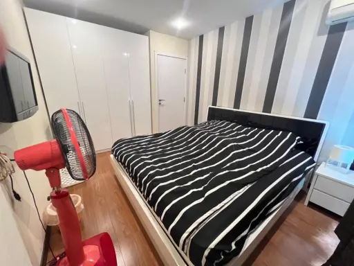 For sale, Ables Condo Ladprao 27, simple decorated room, comfortable and comfortable, you can just move in.