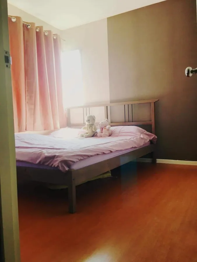 Condo for sale, Lumpini Mega City Bangna, corner room, fully furnished, plus a good view, don't miss it.