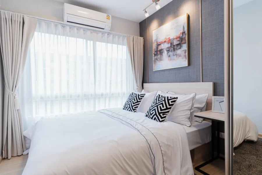 Sell/rent Plum Condo Rangsit Alive Phase 1, well decorated room, 6th floor, pool view. Beautiful like this. Don't miss out.