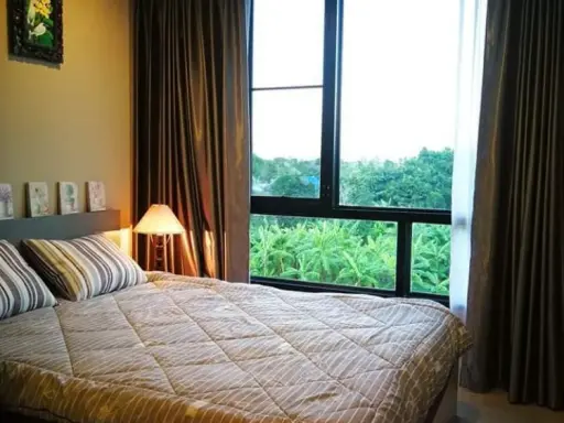 Condo for rent, The Cube Station, Ramintra 109, complete set of furniture and electrical appliances, new room