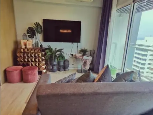 For rent, Veranda Residence Pattaya (Jomtien), great view, simple decoration but very nice looking, very livable, reserve now.