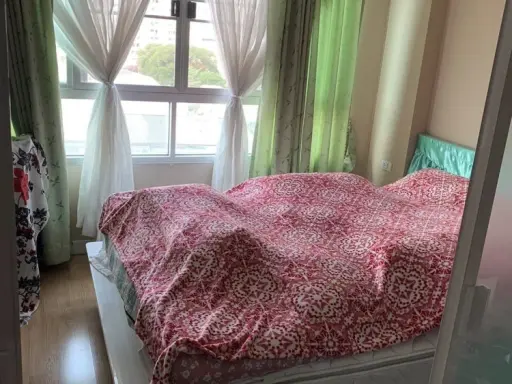 Condo for sale, Lumpini Ville Ramkhamhaeng 26, 8th floor, not very high, spacious room with built-in kitchen, don't wait. images