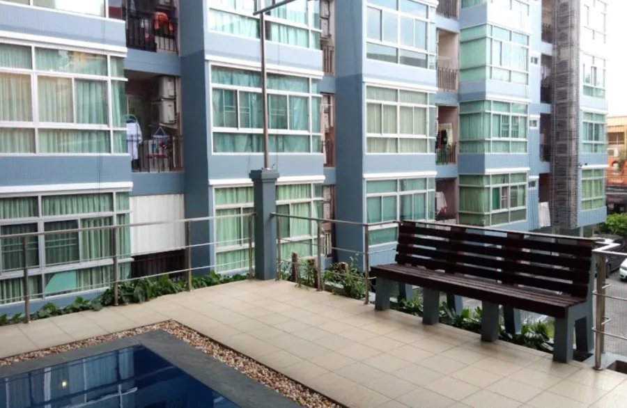 Condo for sale, Zenith Place @ Huay Kwang, 2 bedrooms, 1 bathroom, ready to move in, complete facilities, book now.