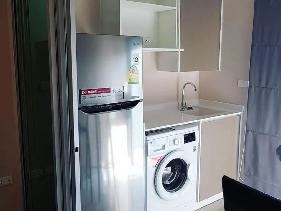 Condo for rent Metroluxe Kaset, room on the side of the road, does not hit the building Comes at a very friendly price Let me tell you that you should