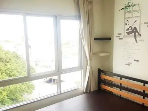 Condo for rent, Den Vibhavadi, 1 bedroom, fully furnished, 7th floor, clear and airy view. Hurry up to reserve now. Urgent. Urgent.
