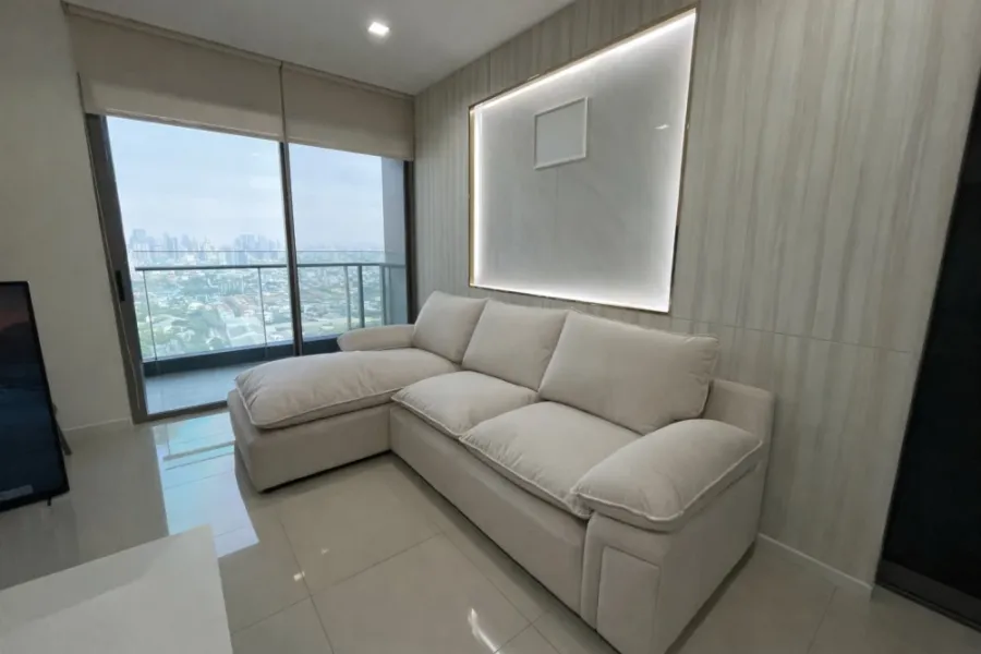 ให้เช่า Star View 2 ห้องนอน พื้นที่ใช้สอยเยอะ บิ้วอินเฟอร์นิเจอร์อย่างดี มาพร้อมPrivate Lift รีบจองเลย