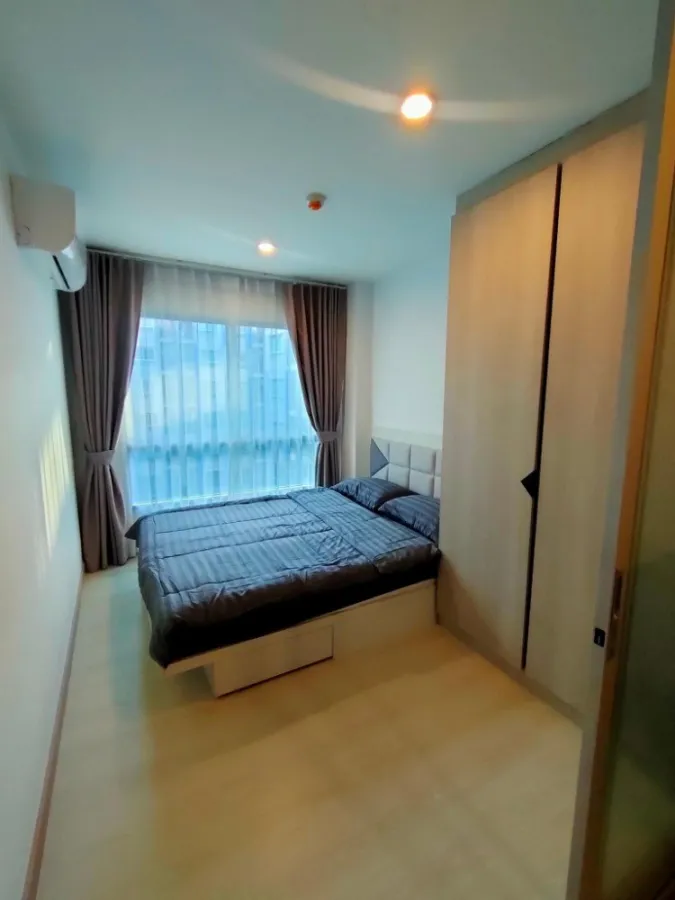Condo for rent, The Kith Plus Sukhumvit 113, beautiful room, pool view project Fully furnished and electrical appliances