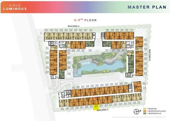 Selling down payment Kave Luminous Bangmod, 7th floor, good project, nice location, book now, don't miss out.