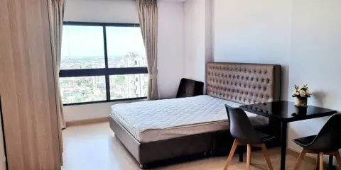 ให้เช่าคอนโด Supalai Loft @ Talat Phlu Station ห้องกว้าง ไม่อึดอัด ชั้น 32 วิวแม่น้ำ เปิดโล่งไม่มีตึกบัง ลมเข้าตลอดปี จองเลย