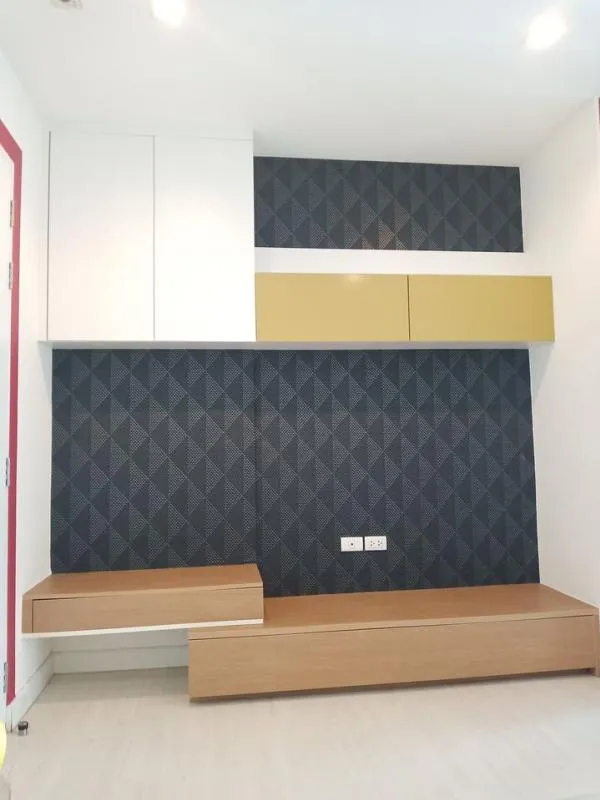 ห้องสวย สีสดใส มีครบพร้อมอยู่ ใกล้ห้างใกล้รถไฟฟ้า เลิศจ้า ให้เช่า The Room รัชดา - ลาดพร้าว จองๆๆๆ