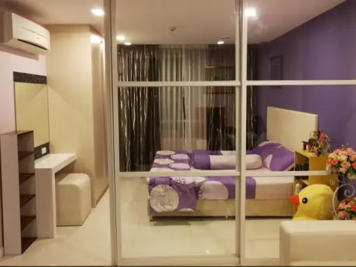 Condo for rent, Elements Srinakarin, 2nd floor, beautiful decoration, can carry a bag, can move in