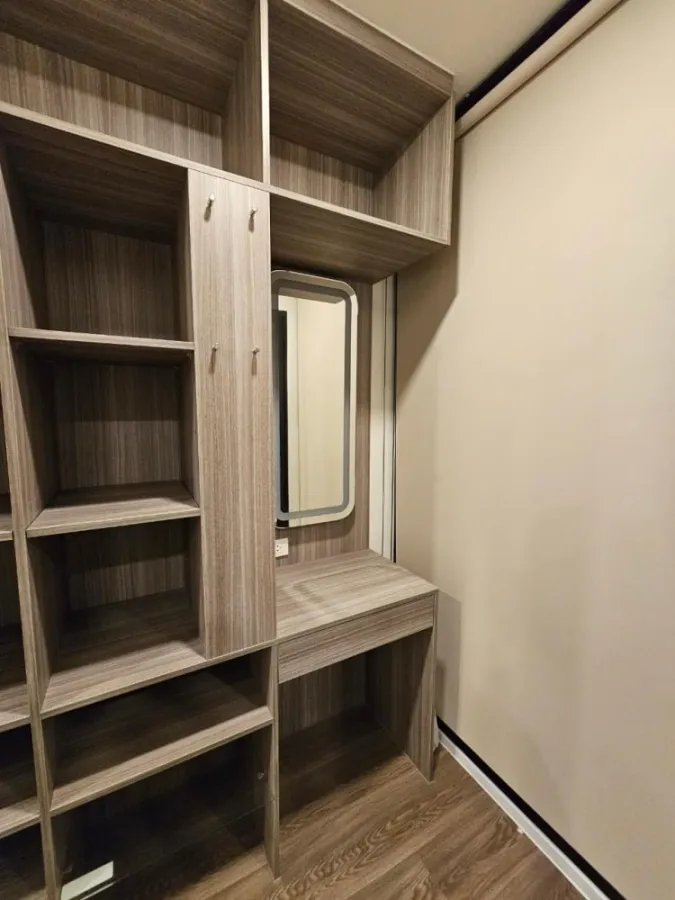 ให้เช่า The Origin Ramintra 83 Station ห้องมุมเป็น Walk-in closet สะดวกครบจบที่นี่ รีบมาจองเลย