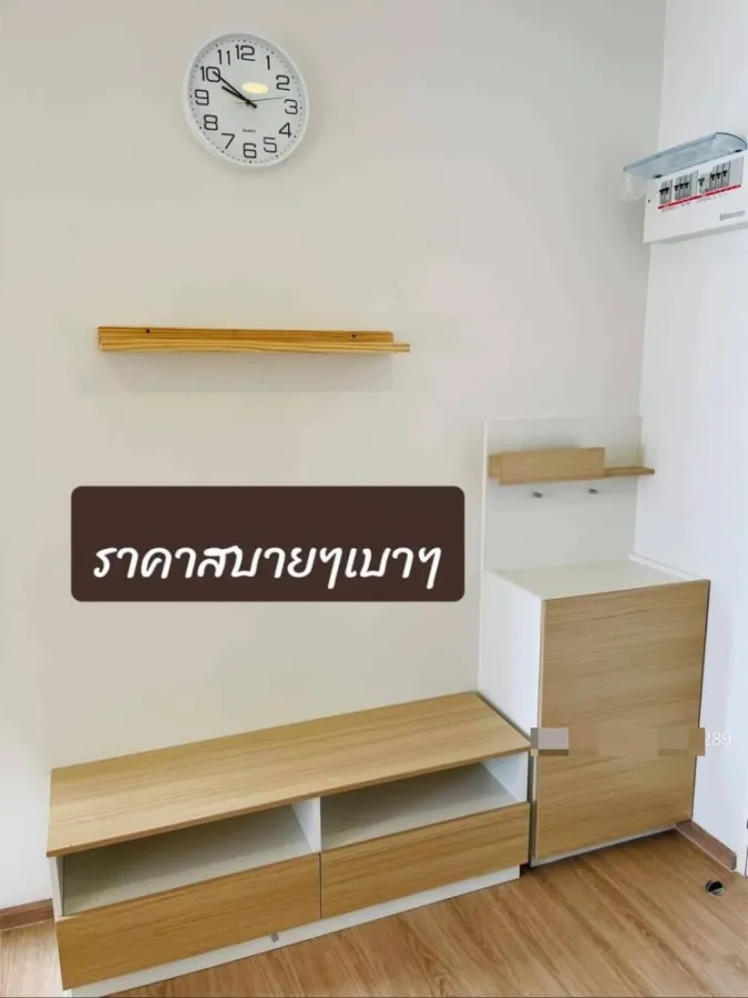 Condo for rent, Sena Kit Bangna, Km. 29, decorated in a minimalist style, cute price, you must not miss it.