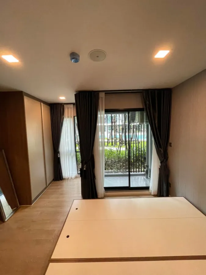 ให้เช่า Kave Town Shif ห้องใหญ่ขนาด 28 ตร.ม ได้วิวสระแจ่มๆ มีทุกอย่างครบ สนใจรีบจองเลยก่อนหลุดมือ