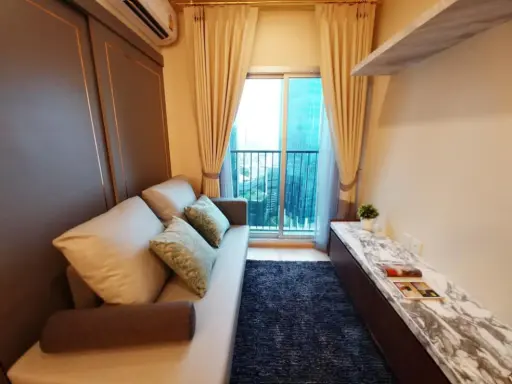 Sale Condo Noble Revolve Ratchada2, high floor, decorated with beautiful, luxurious rooms. All electrical appliances are finished here.